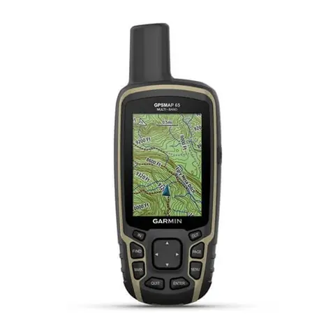 Навигатор Garmin GPSMAP с картой на экране