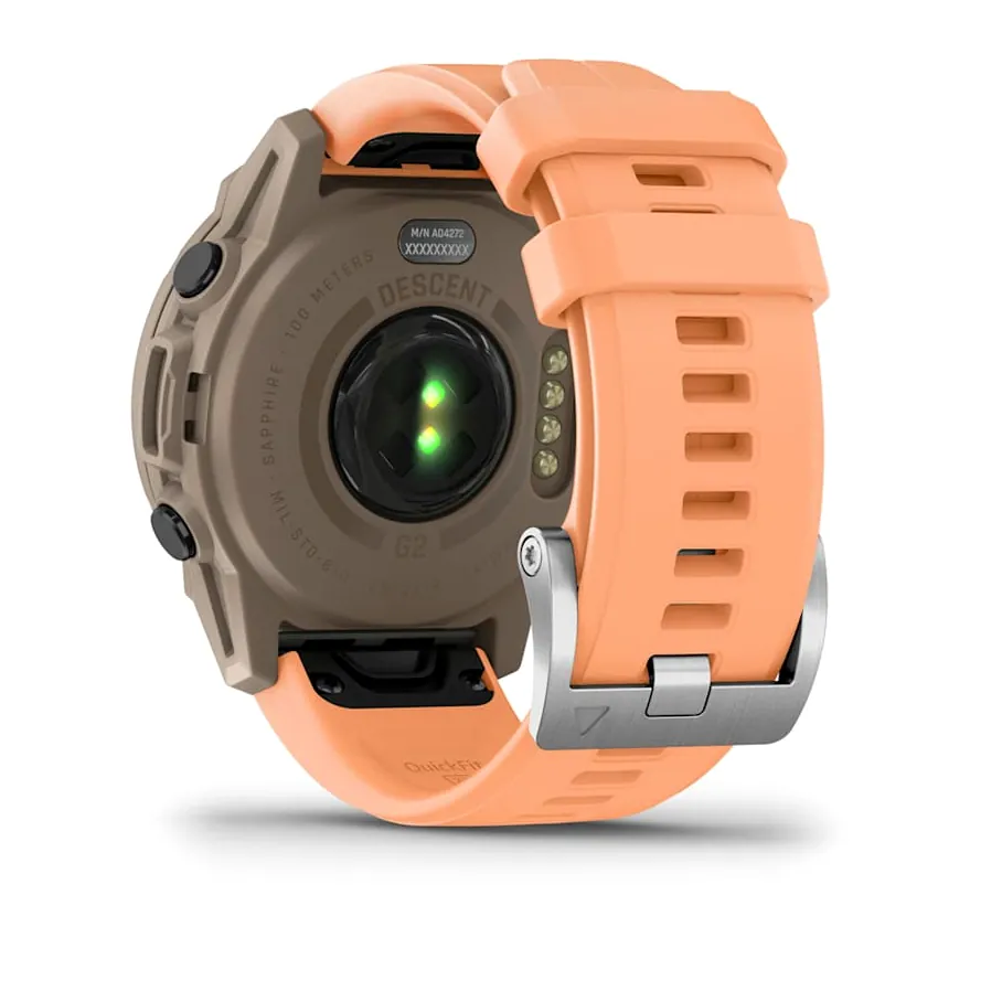 Garmin Descent G2, цвета палома с розовым ремешком, фото 4 из 6