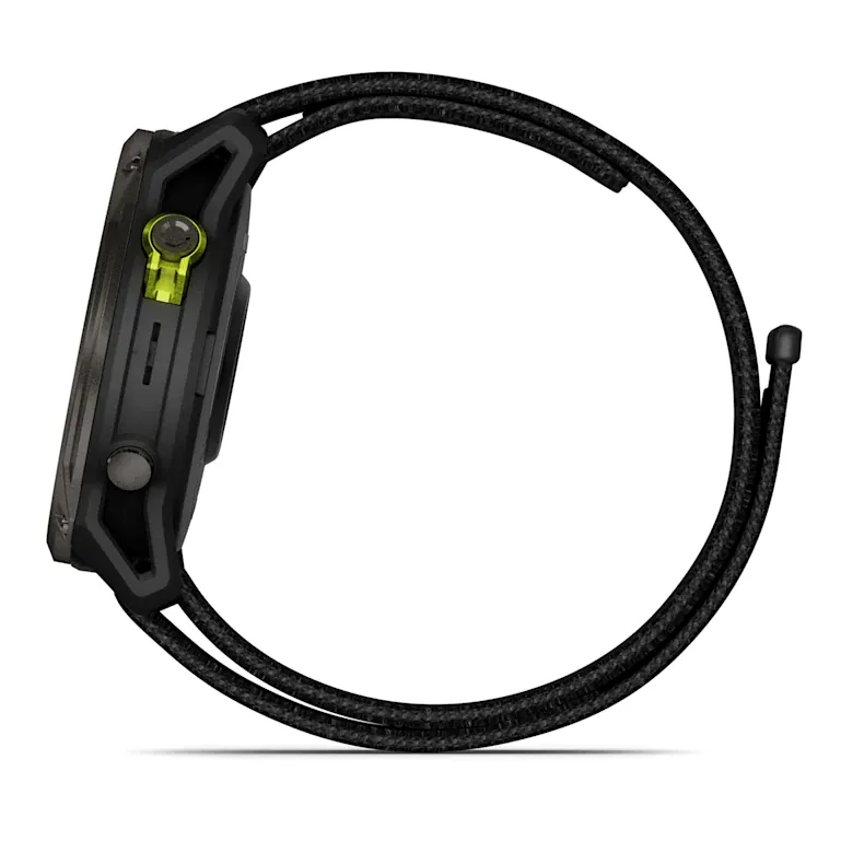 Garmin Enduro 3, С черным титановым безелем DLC, черным нейлоновым ремешком UltraFit, фото 7 из 7
