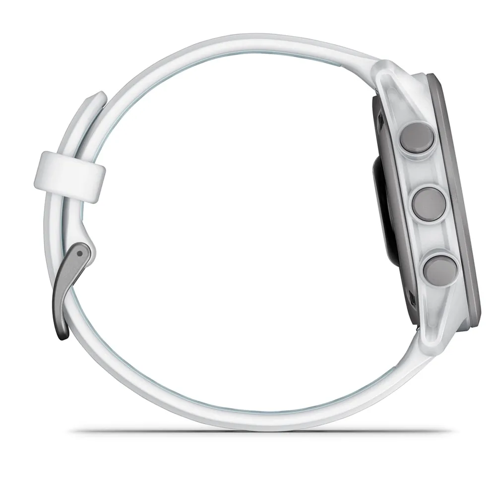 Garmin Forerunner 170, белый с облачно-голубым ремешком, фото 4 из 5
