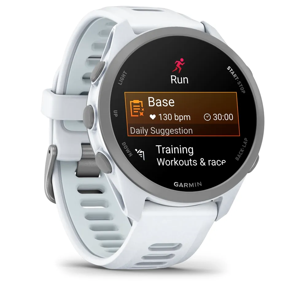 Garmin Forerunner 170 Music, белый с облачно-голубым ремешком, фото 3 из 6