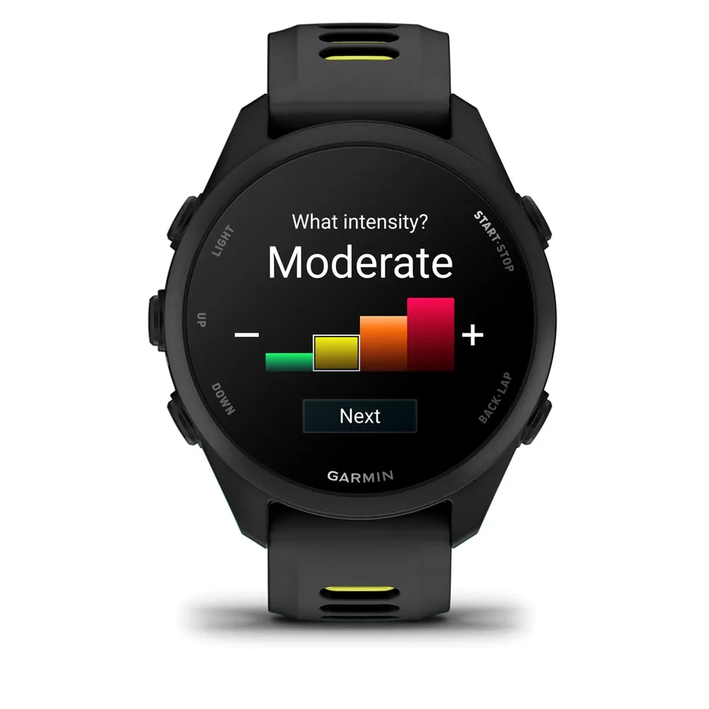 Garmin Forerunner 170 Music, черный с черно-желтым ремешком, фото 2 из 5