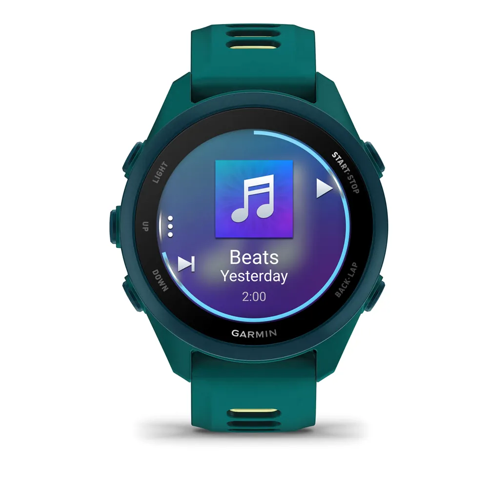Garmin Forerunner 170 Music, зеленый с лимонно-зеленым ремешком, фото 2 из 6