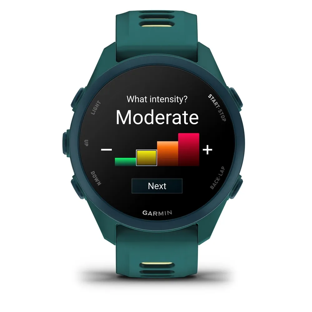 Garmin Forerunner 170 Music, зеленый с лимонно-зеленым ремешком, фото 3 из 6