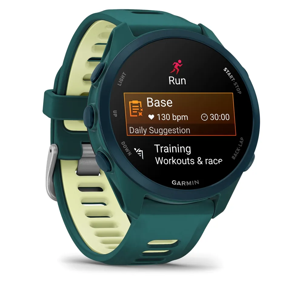 Garmin Forerunner 170 Music, зеленый с лимонно-зеленым ремешком, фото 4 из 6