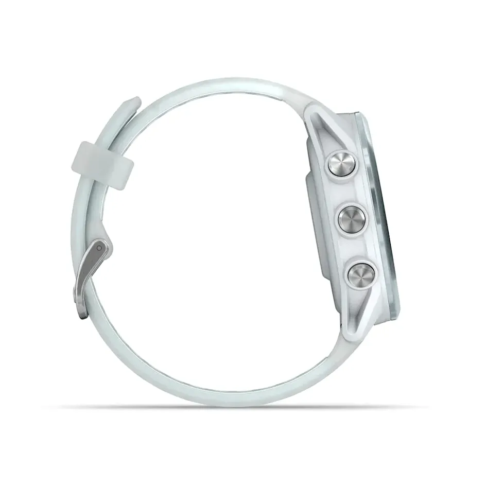 Garmin Forerunner 570, 42 мм, светло-серый, алюминиевый безель, облачно-голубой ремешок, фото 4 из 6