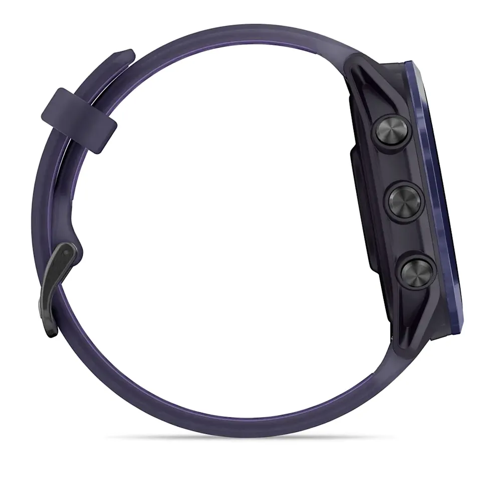 Garmin Forerunner 570, 47 мм, темно-серый, алюминиевый безель цвета индиго, пурпурный/индиго ремешок, фото 2 из 6