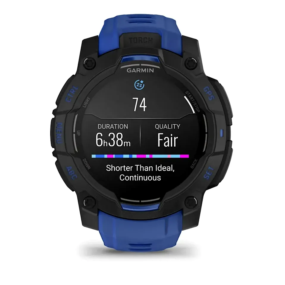 Garmin Instinct 3, 45 мм AMOLED черно-синий, фото 2 из 8