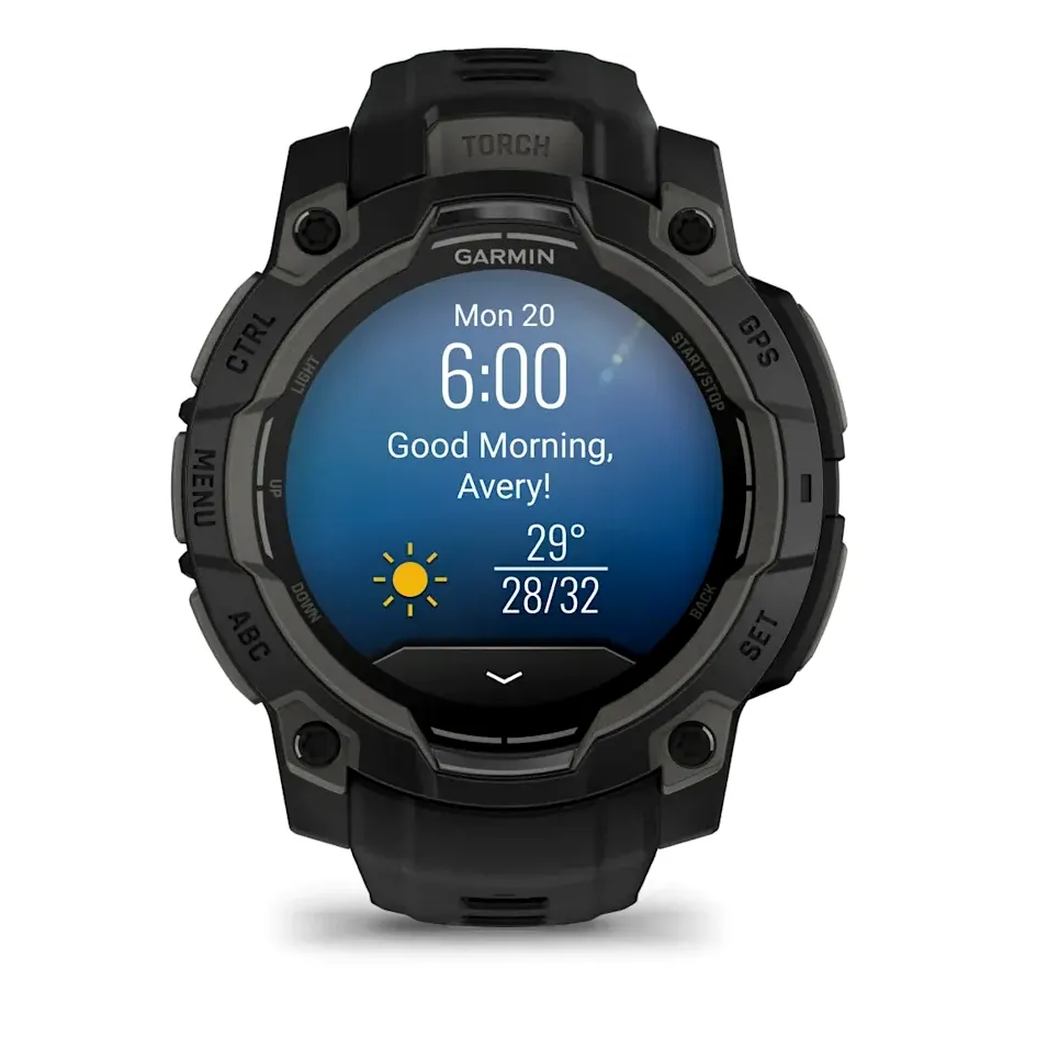 Garmin Instinct 3, 45 мм AMOLED черный, фото 2 из 8