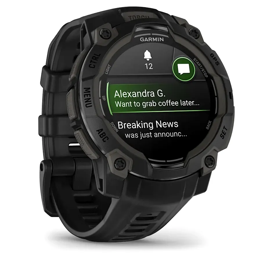 Garmin Instinct 3, 45 мм AMOLED черный, фото 3 из 8