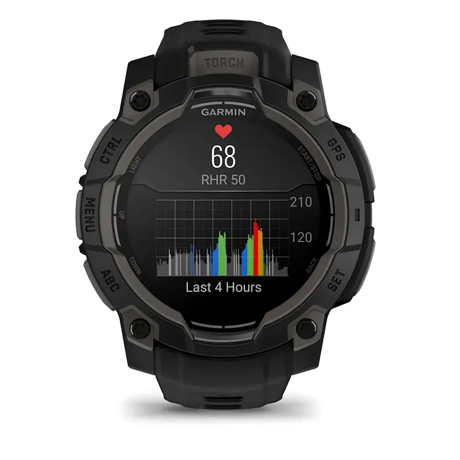 Garmin Instinct 3, 45 мм AMOLED черный, фото 5 из 8