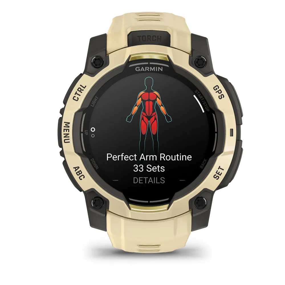 Garmin Instinct 3, 45 мм AMOLED, цитриновый, фото 2 из 7