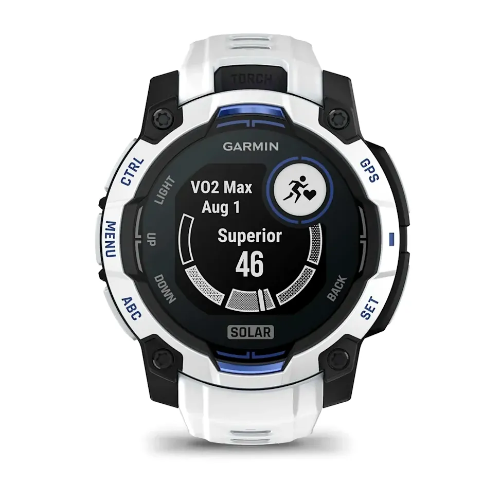 Garmin Instinct 3, 45 мм Solar белый, фото 2 из 7