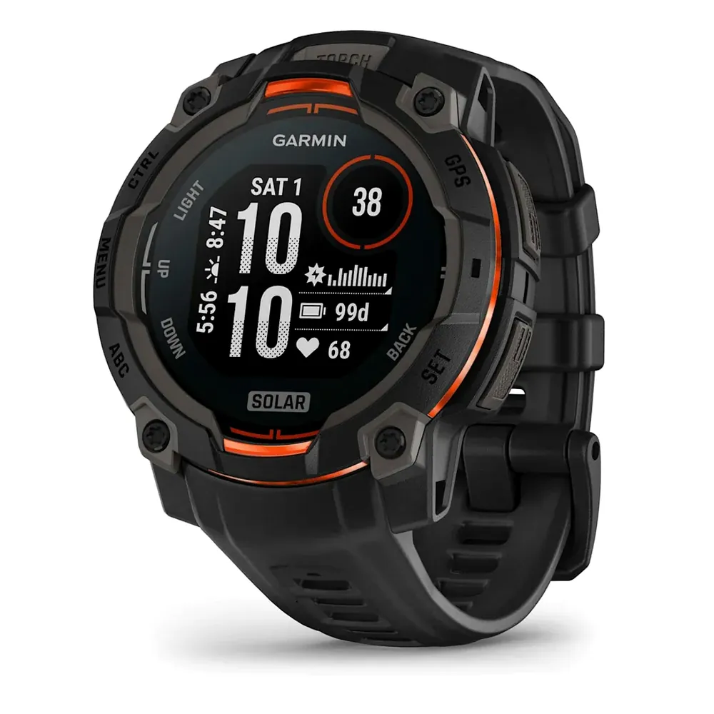 Garmin Instinct 3, 45 мм Solar черный, фото 1 из 8