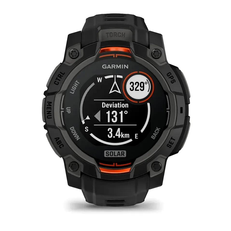 Garmin Instinct 3, 45 мм Solar черный, фото 2 из 8