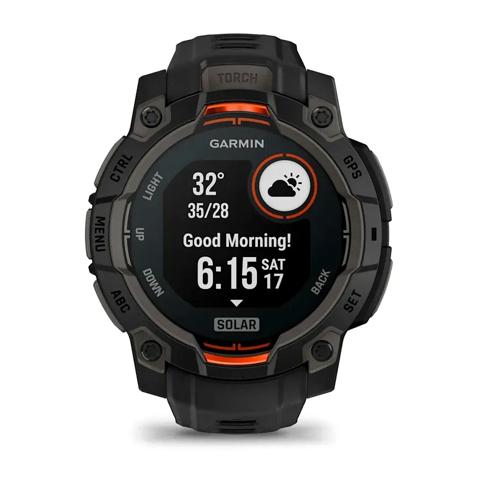 Garmin Instinct 3, 45 мм Solar черный, фото 5 из 8