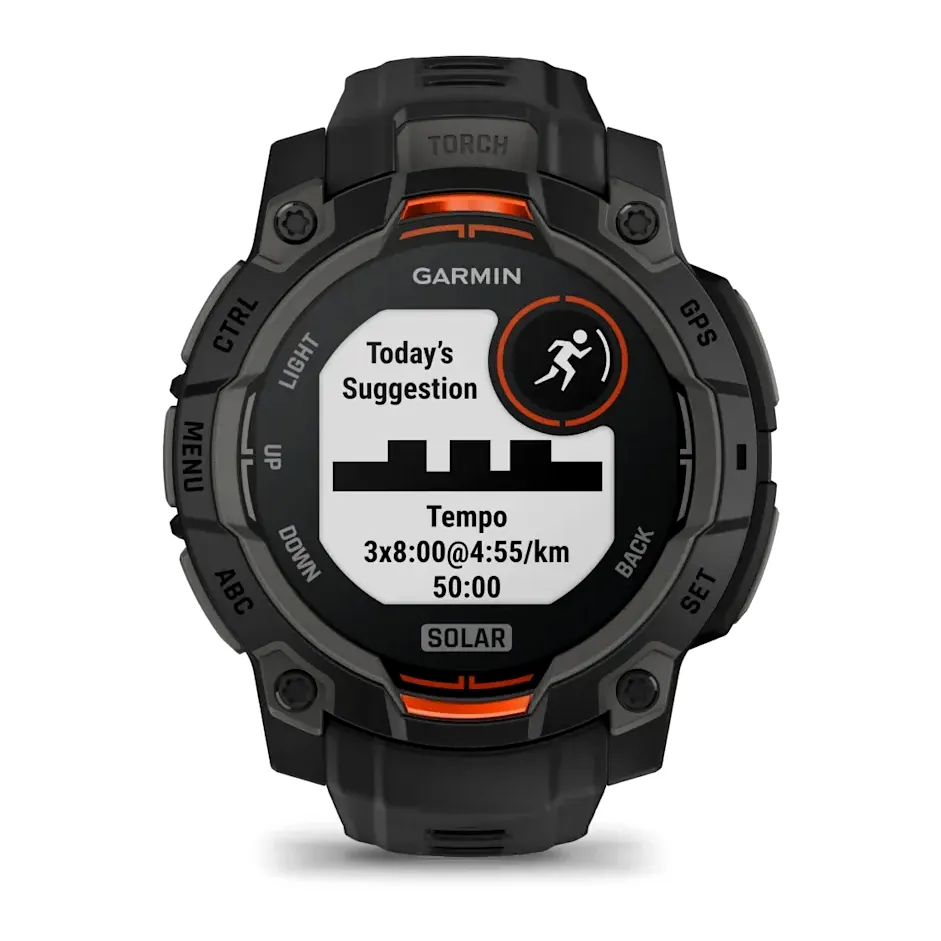 Garmin Instinct 3, 45 мм Solar черный, фото 7 из 8