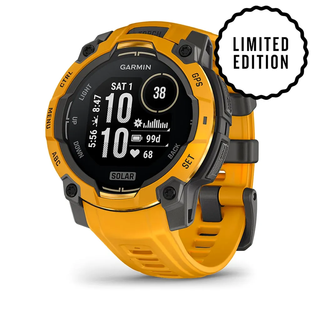 Garmin Instinct 3, 45 мм Solar, оранжевый, фото 4 из 7