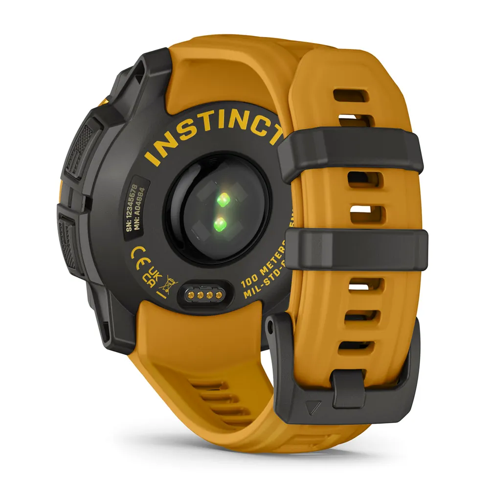 Garmin Instinct 3, 45 мм Solar, оранжевый, фото 6 из 7