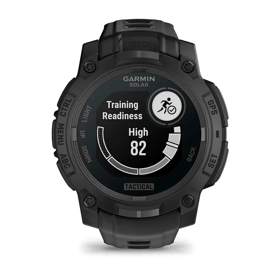 Garmin Instinct 3, 45 мм Solar Tactical Edition черный с черным ремешком, фото 6 из 8