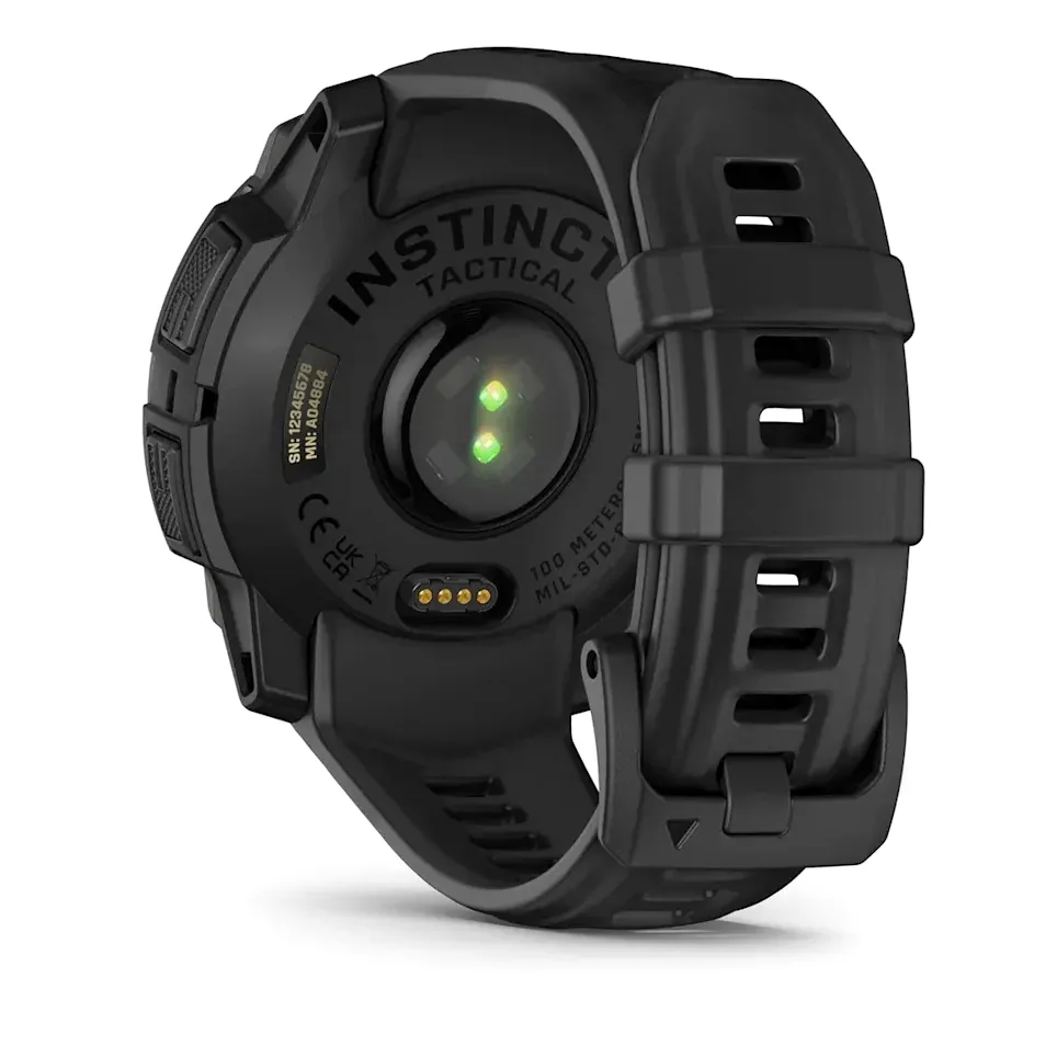 Garmin Instinct 3, 45 мм Solar Tactical Edition черный с черным ремешком, фото 7 из 8