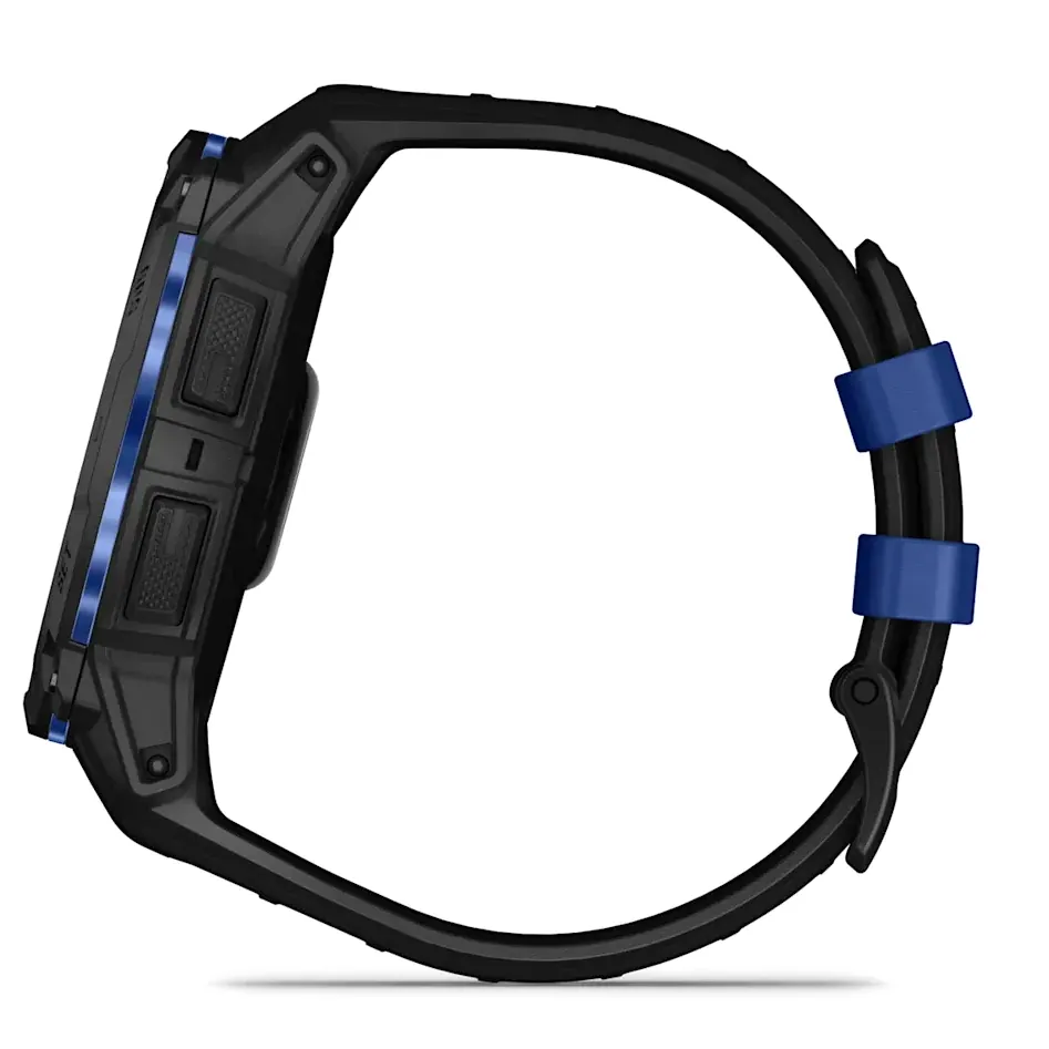 Garmin Instinct 3, 50 мм AMOLED черный с черно-синим ремешком, фото 3 из 8