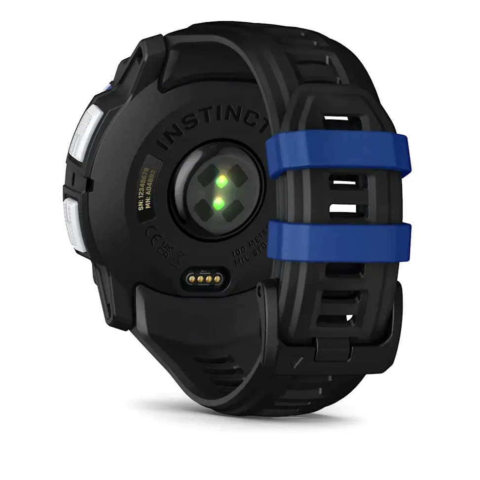 Garmin Instinct 3, 50 мм Solar черный с черно-синим ремешком, фото 5 из 8