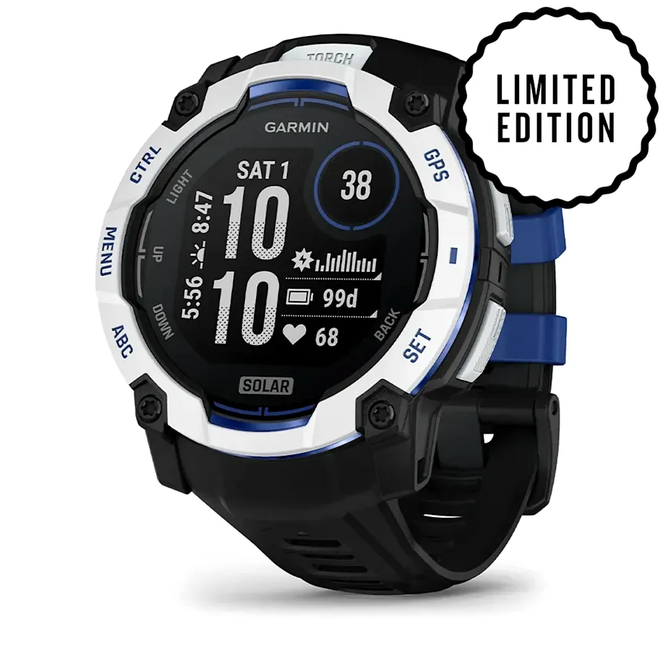 Garmin Instinct 3, 50 мм Solar черный с черно-синим ремешком, фото 6 из 8