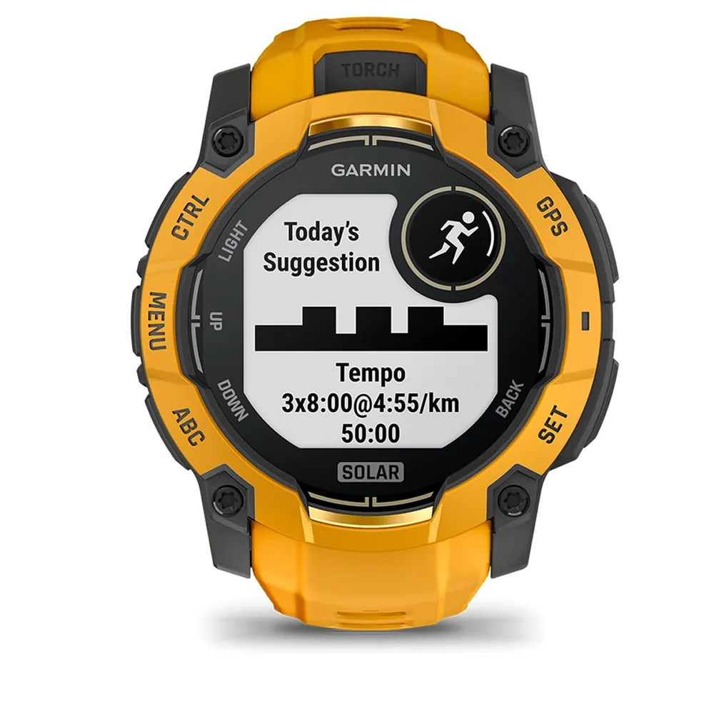 Garmin Instinct 3, 50 мм Solar, оранжевый, фото 2 из 8