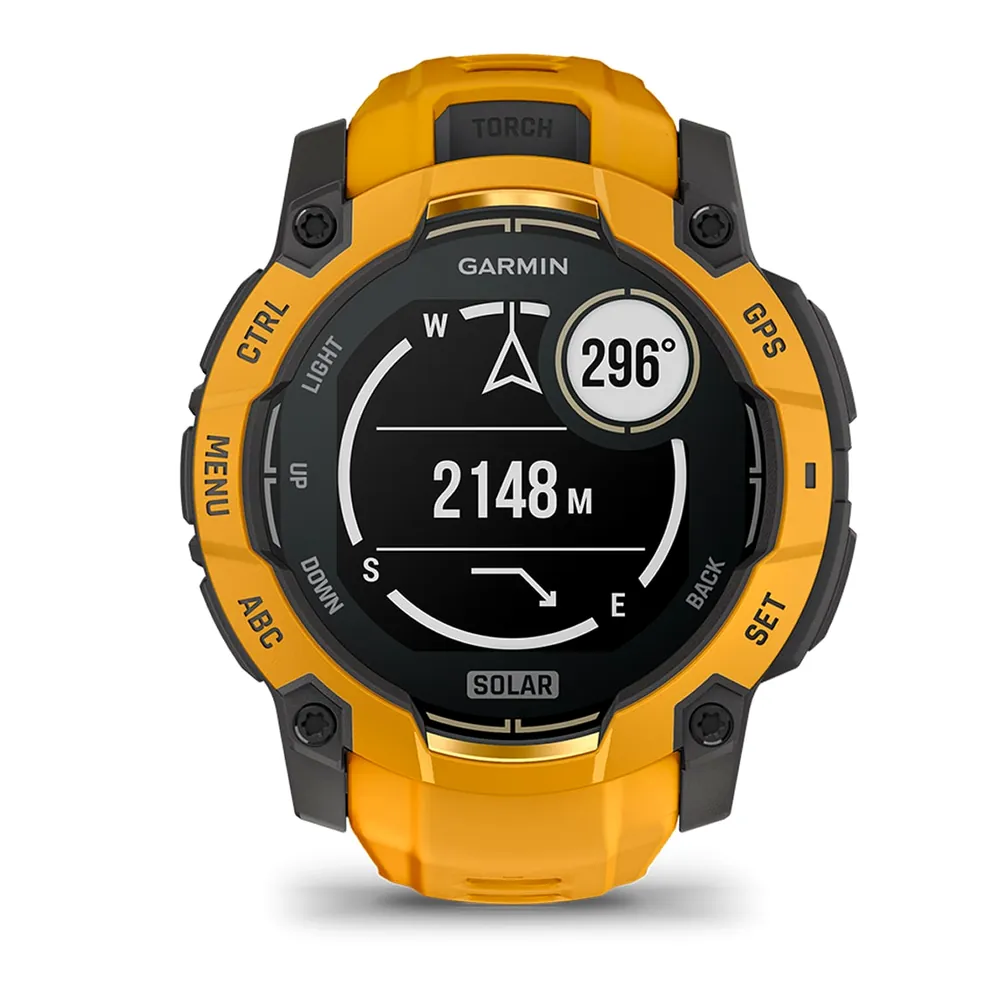 Garmin Instinct 3, 50 мм Solar, оранжевый, фото 5 из 8