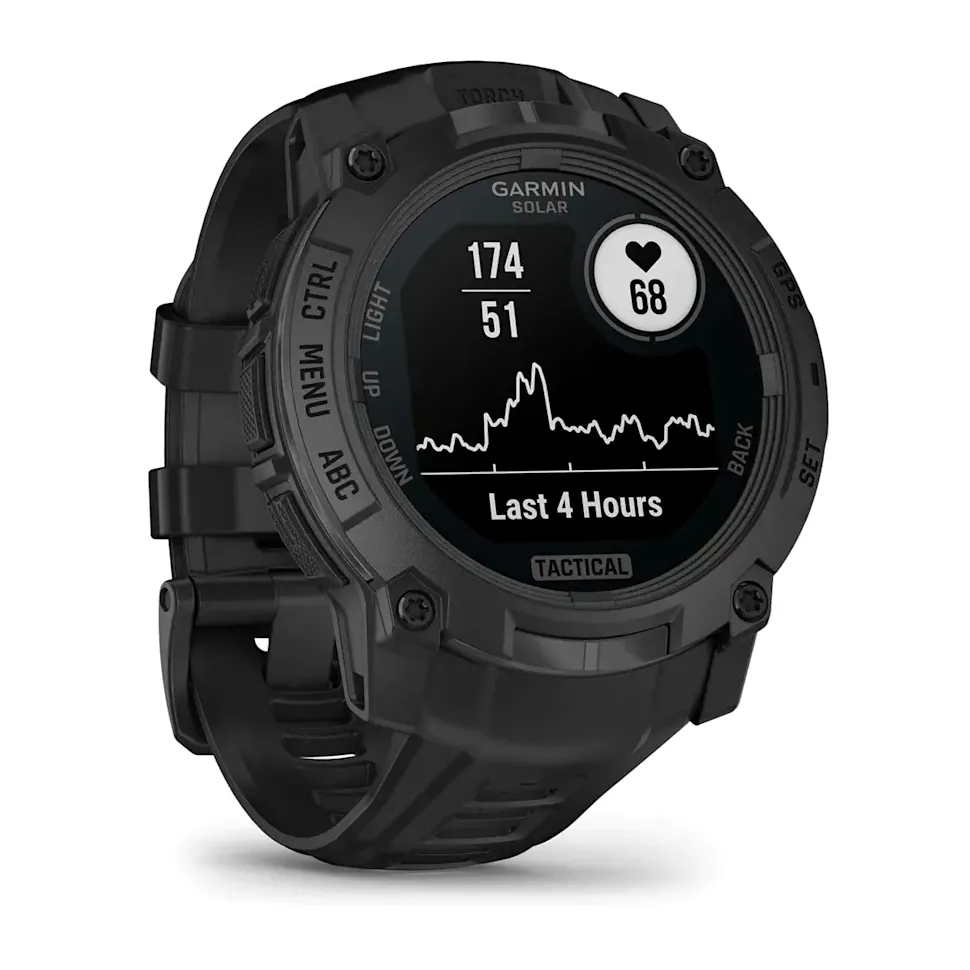 Garmin Instinct 3, 50 мм Solar Tactical Edition черный с черным ремешком, фото 2 из 8