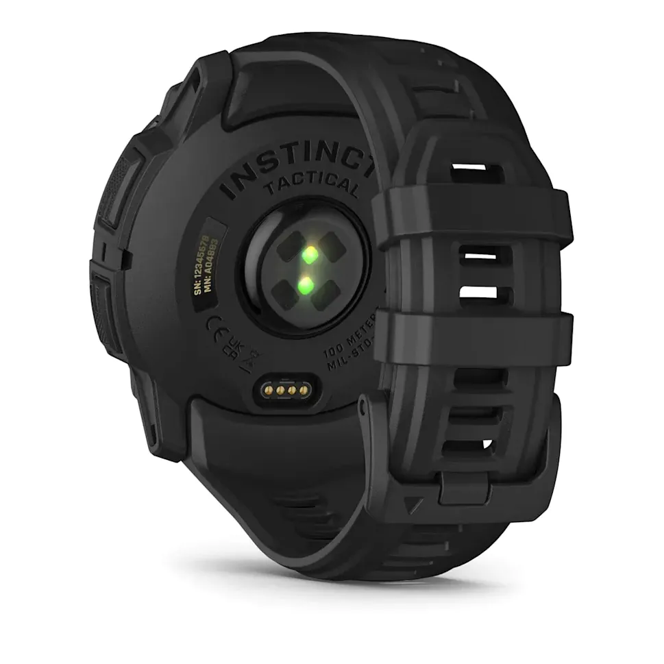 Garmin Instinct 3, 50 мм Solar Tactical Edition черный с черным ремешком, фото 7 из 8