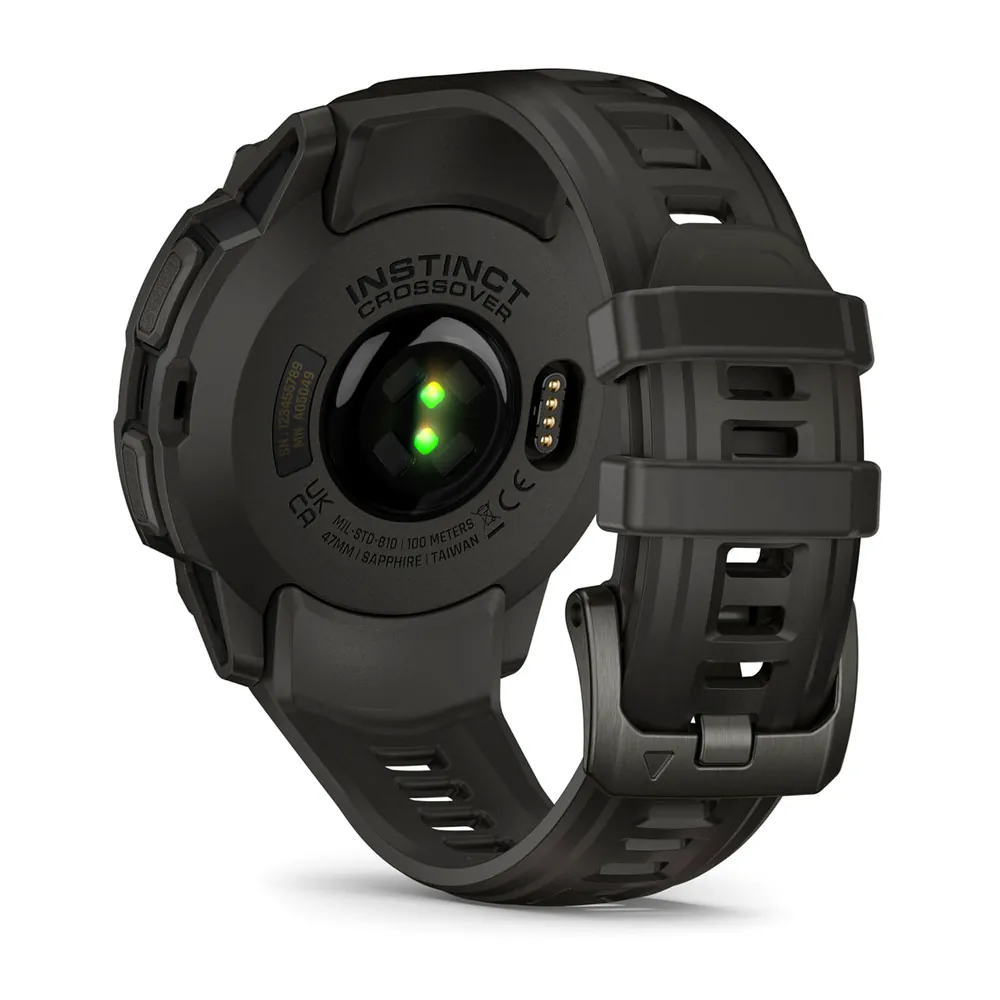 Garmin Instinct Crossover AMOLED, черный, фото 3 из 7