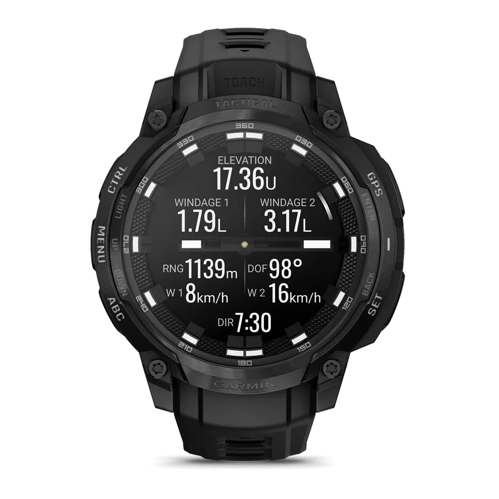 Garmin Instinct Crossover AMOLED, Tactical Edition, черный, фото 3 из 8
