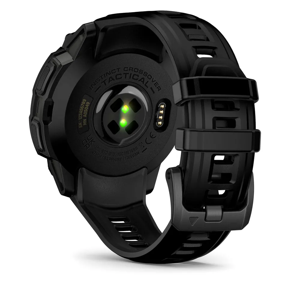 Garmin Instinct Crossover AMOLED, Tactical Edition, черный, фото 6 из 8