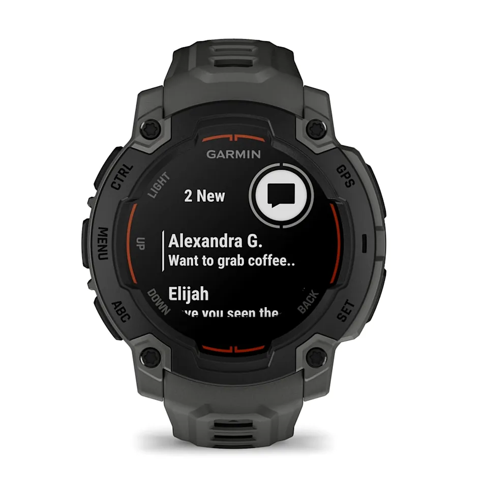 Garmin Instinct E, 45 мм черный с угольно-черным ремешком, фото 6 из 8
