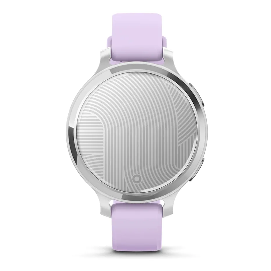 Garmin Lily 2 Active, С серебристым безелем, фиолетовый силиконовый ремешок, фото 3 из 6
