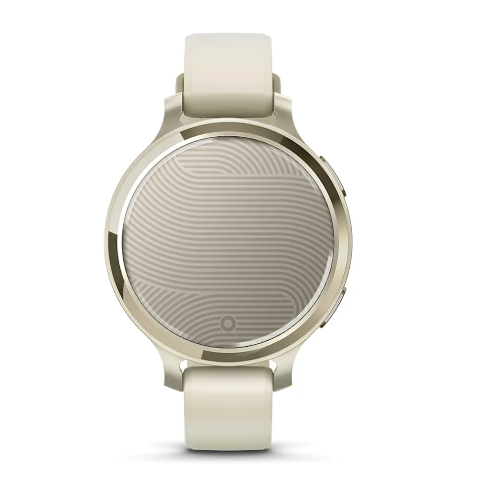 Garmin Lily 2 Active, С золотистым безелем, бежевый силиконовый ремешок, фото 4 из 6