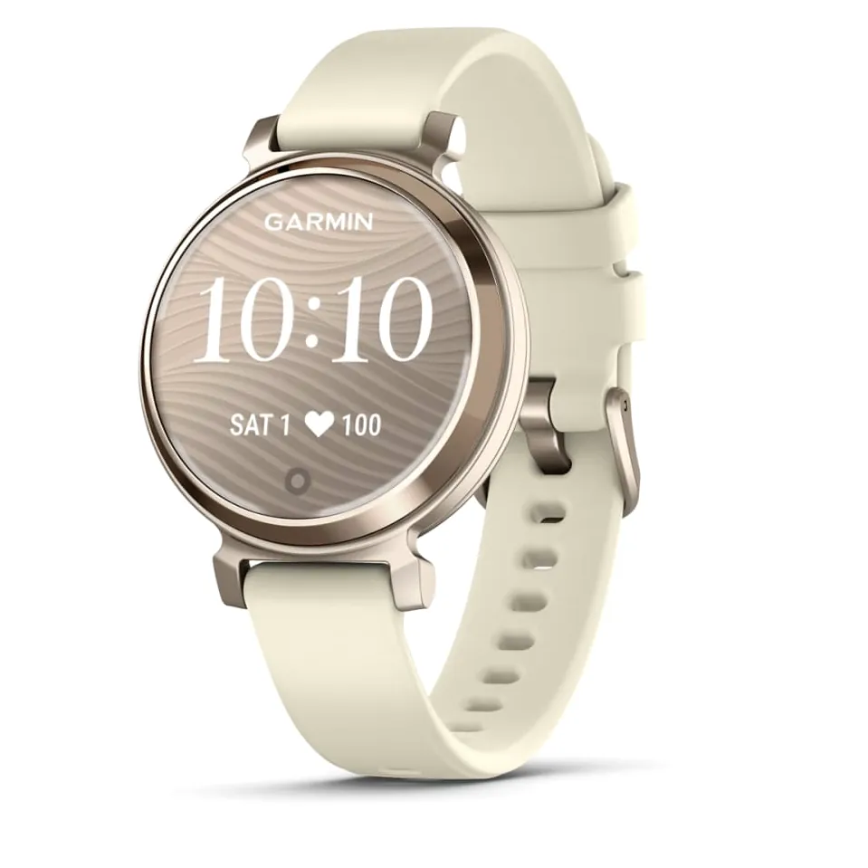 Garmin Lily 2, С безелем цвета кремовое золото, силиконовый ремешок цвета кокоса, фото 1 из 6
