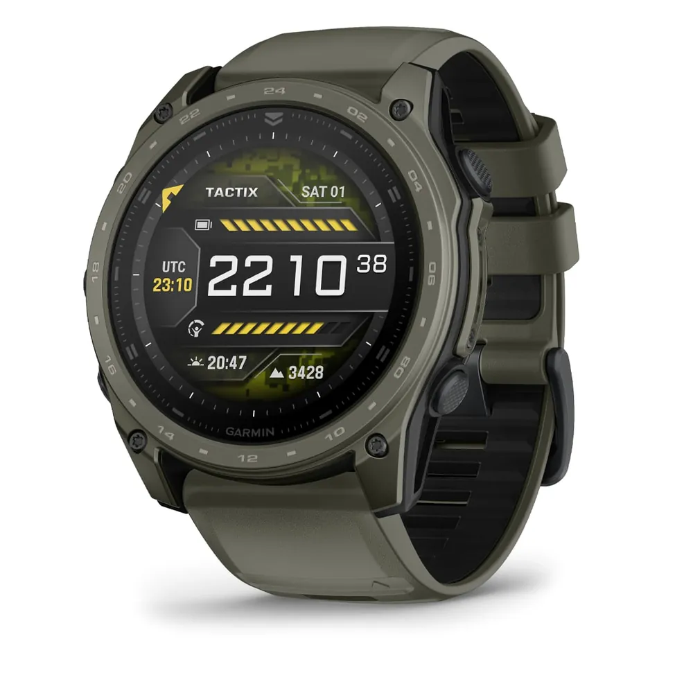 Garmin Tactix 8, 51 мм, AMOLED, Cerakote® Coating, оливково-серый, фото 1 из 8