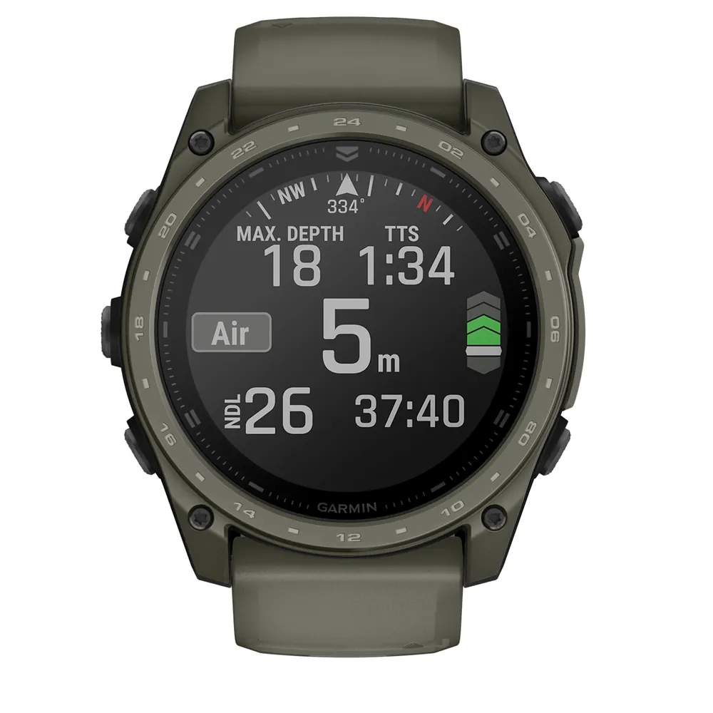 Garmin Tactix 8, 51 мм, AMOLED, Cerakote® Coating, оливково-серый, фото 2 из 8