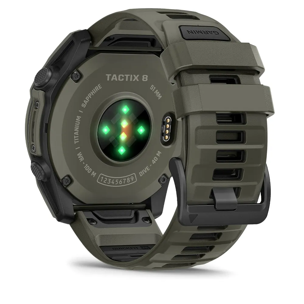 Garmin Tactix 8, 51 мм, AMOLED, Cerakote® Coating, оливково-серый, фото 5 из 8