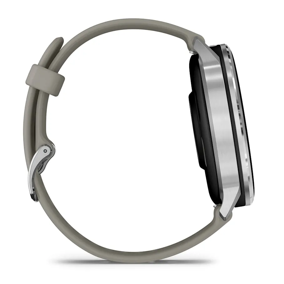 Garmin Venu 4, 45 мм, серебристый с серым ремешком, фото 2 из 6