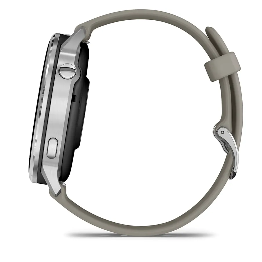 Garmin Venu 4, 45 мм, серебристый с серым ремешком, фото 3 из 6
