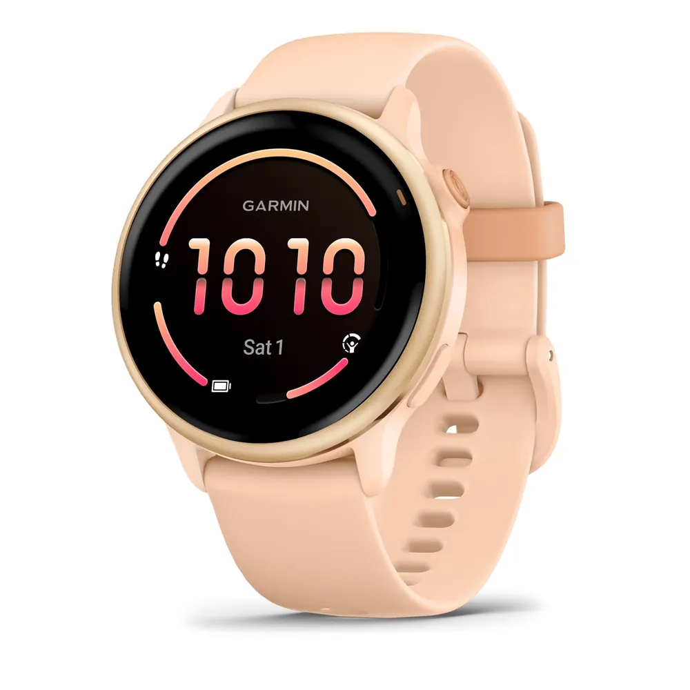 Garmin Vivoactive 6, розовые с розовым ремешком, фото 1 из 5