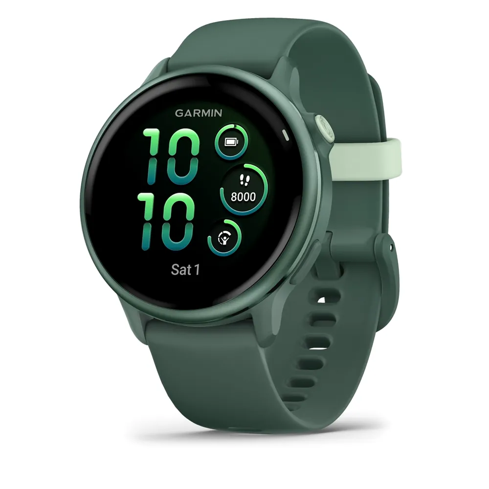 Garmin Vivoactive 6, яшмовый с зеленым ремешком, фото 1 из 6