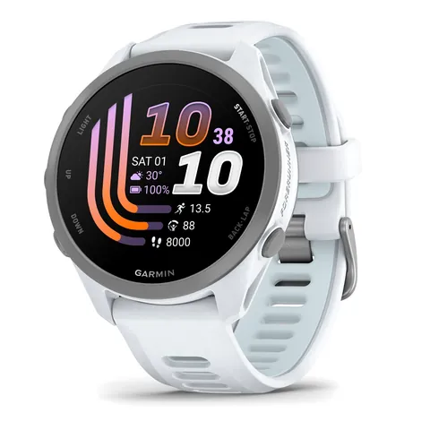 Garmin Forerunner 170 Music белый с облачно-голубым ремешком