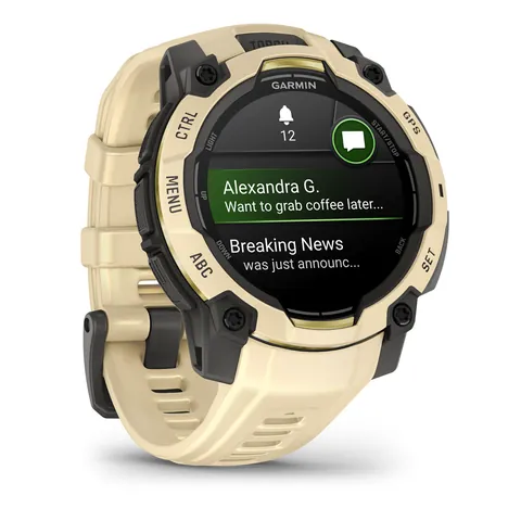 Garmin Instinct 3 45 мм AMOLED, цитриновый