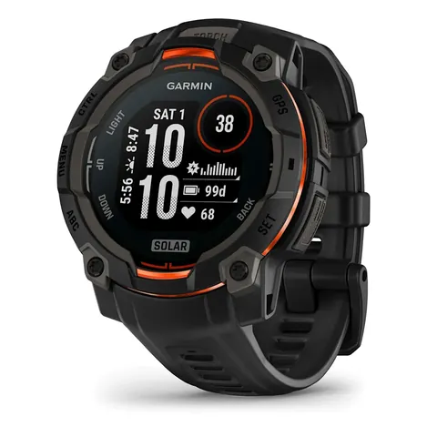 Garmin Instinct 3 45 мм Solar черный