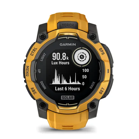 Garmin Instinct 3 45 мм Solar, оранжевый